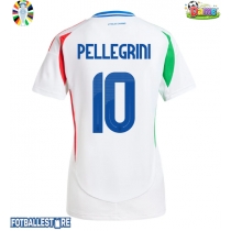 Italia Lorenzo Pellegrini #10 Bortedrakt Dame EM 2024 Kortermet